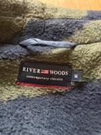 River Woods Jas - Groen/Donkerblauw - Maat M, Kleding | Dames, Maat 38/40 (M), River Woods, Ophalen of Verzenden, Zo goed als nieuw