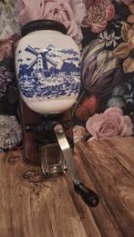 Vintage Koffiemolen met Delfts Blauw Motief, Ophalen of Verzenden