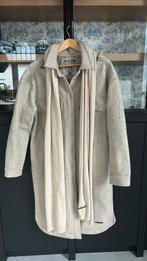 Moscow tussenjas met sjaal, Ophalen of Verzenden, Zo goed als nieuw, Maat 42/44 (L), Blauw