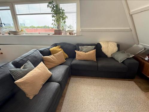 KIVIK hoekbank in donkergrijs, in goede staat, Huis en Inrichting, Banken | Complete zithoeken, Gebruikt, Ophalen