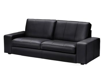 1x Lederen bank IKEA Kivik Grann/Bomstad zwart - afbeelding 3
