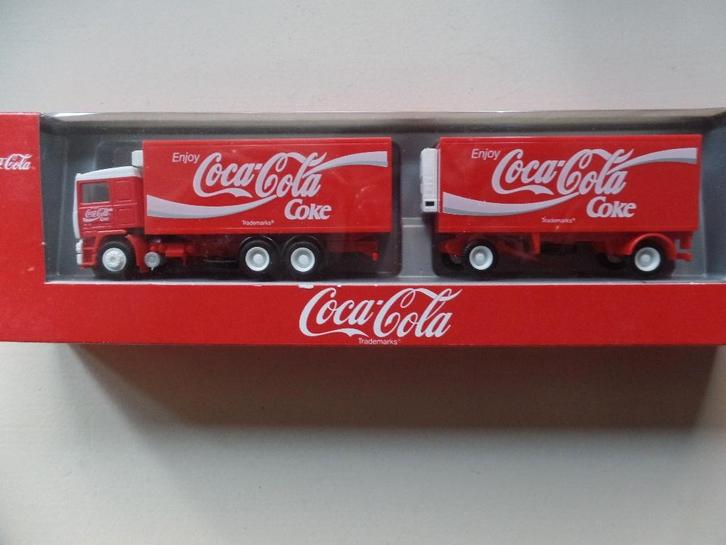 Volvo vrachtwagen/aanhanger Coca Cola Herpa, Hobby en Vrije tijd, Modelauto's | 1:87, Nieuw, Bus of Vrachtwagen, Herpa, Verzenden