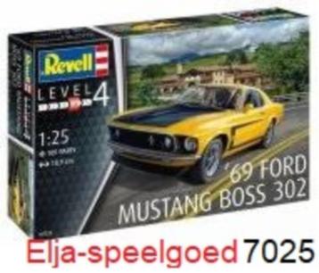 Revell 1:25 FORD MUSTANG 1969 BOSS 302 modelbouw 7025 beschikbaar voor biedingen