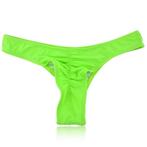 scrunch ribbel stringbroekje groen 38 (XL), Verzenden, Nieuw, Groen, Bikini