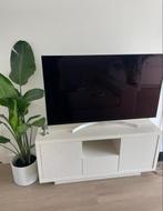 TV Meubel met Lade & Kastdeuren - Beige, Ophalen, Overige materialen, 100 tot 150 cm, Zo goed als nieuw