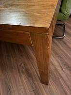 Eettafel teak 140 x 140, Ophalen, 100 tot 150 cm, Zo goed als nieuw, Minder dan 50 cm