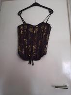 Als nieuwe Isla Ibiza BONITA corset Bruin Pailletten M, Maat 38/40 (M), Overige typen, Bruin, Verzenden
