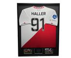 Sebastien Haller FC Utrecht 24/25 Ingelijst Thuis Shirt, Soccersignings.nl, Shirt, Nieuw, Ophalen of Verzenden