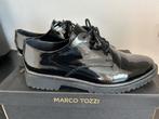 MarcoTozzi zwartlak veterschoenen maat 37 Nieuwstaat, Zwart, Overige typen, Marco Tozzi, Nieuw