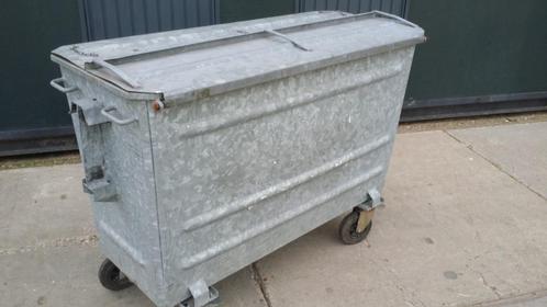 Stalen Afvalcontainer 750L – Sterk & Direct Leverbaar!, Huis en Inrichting, Woonaccessoires | Prullenbakken, Gebruikt, Metaal