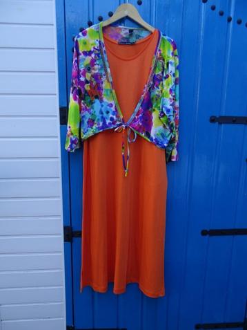 NIEUW GUDRUN SJÖDEN ORANJE HEMDJURK-YOEK KLEURIG VESTJE 48 beschikbaar voor biedingen