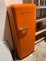 Oranje SMEG Koelkast - Retro Stijl, Witgoed en Apparatuur, Koelkasten en IJskasten, Ophalen, Gebruikt, 200 liter of meer, 140 tot 160 cm