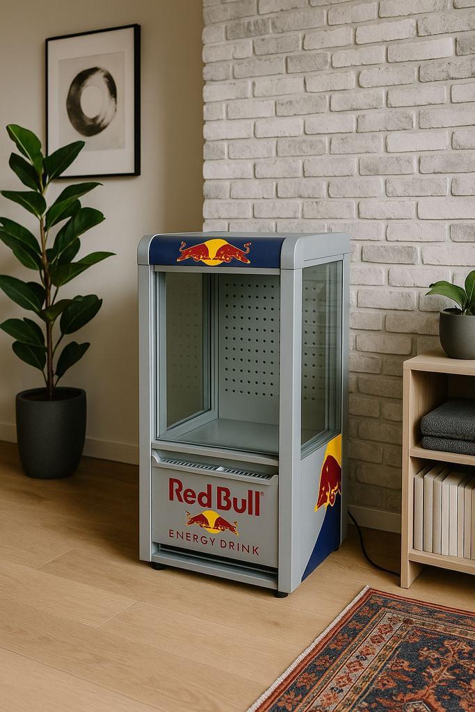 Red Bull koelkast, Witgoed en Apparatuur, Koelkasten en IJskasten, Gebruikt, Zonder vriesvak, Minder dan 75 liter, Minder dan 85 cm