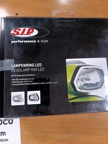 SIP LED Koplamp Rand Vespa Sprint - Mat Zwart beschikbaar voor biedingen