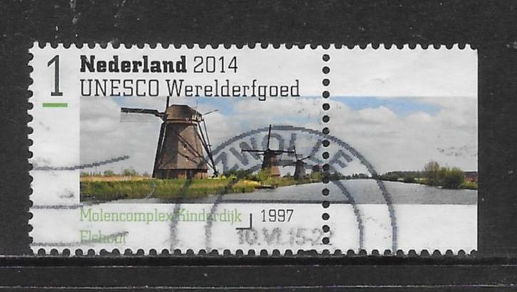 2014, Unesco, Molens Kinderdijk [3212] (K1511), Postzegels en Munten, Postzegels | Nederland, Ophalen of Verzenden