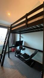 Stevige hoogslaper incl. matras 90x200 cm, Ophalen, Hoogslaper, Eenpersoons, 210 cm