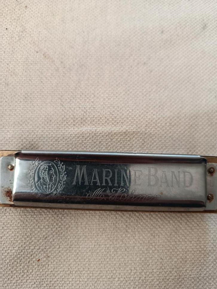 Hohner Mondharmonica - Marine Band, Muziek en Instrumenten, Blaasinstrumenten | Mondharmonica's, Gebruikt, Diatonisch, Overige typen