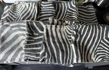 8 kussenslopen met zebra print beschikbaar voor biedingen