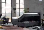 De opbergboxspring - 180x200 bed 180 200, Groen, Tweepersoons, Ophalen of Verzenden, Zo goed als nieuw