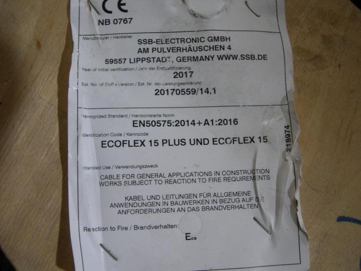 nieuwe ecoflex 15, Telecommunicatie, Antennes en Masten, Nieuw, Toebehoren, Ophalen of Verzenden