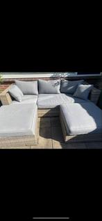 Loungeset incl. kussens - Wicker, Tuin en Terras, Tuinsets en Loungesets, Ophalen, 5 zitplaatsen, Gebruikt, Loungeset