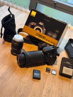 Nikon D5600 - Zo goed als nieuw 2 lenzen, SD kaarten en batt, Spiegelreflex, Ophalen of Verzenden, Zo goed als nieuw, Nikon
