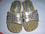 Slippers met houten zool merk Eudora maat 25, Meisje, Schoenen, Ophalen of Verzenden, Zo goed als nieuw