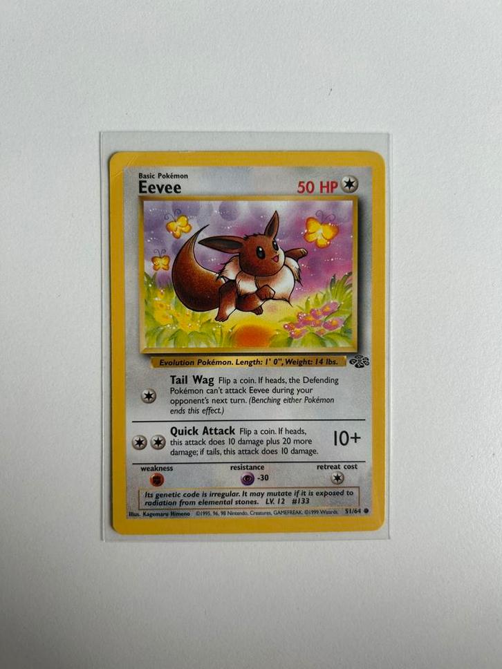 Eevee jungle, Hobby en Vrije tijd, Verzamelkaartspellen | Pokémon, Zo goed als nieuw, Ophalen of Verzenden