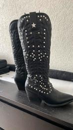 Zwarte laarzen maat 39, Ophalen of Verzenden, Zo goed als nieuw, Zwart, Hoge laarzen