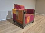 Jantine Ranzijn - Fauteuil - Rooker 03 - Patchwork - Stof, Hout, Voltastraat 21, Barneveld, Ophalen of Verzenden, Zo goed als nieuw