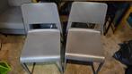 2 Stoelen, Ophalen, Gebruikt, Grijs, Twee