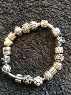 Pandora armband met bedels, Sieraden, Tassen en Uiterlijk, Armbanden, Verzenden, Zo goed als nieuw, Met bedels of kralen, Zilver