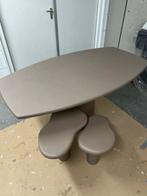 Beton Ciré Tafel - Japandi, Ophalen, Overige materialen, 100 tot 150 cm, Zo goed als nieuw