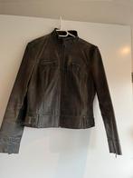 Leren “biker” jas used look, Zwart, Ophalen of Verzenden, Cool cat, Maat 36 (S)