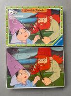 Retro David de Kabouter puzzel 15 stukjes, Ophalen of Verzenden, 10 tot 50 stukjes, Zo goed als nieuw, 2 tot 4 jaar