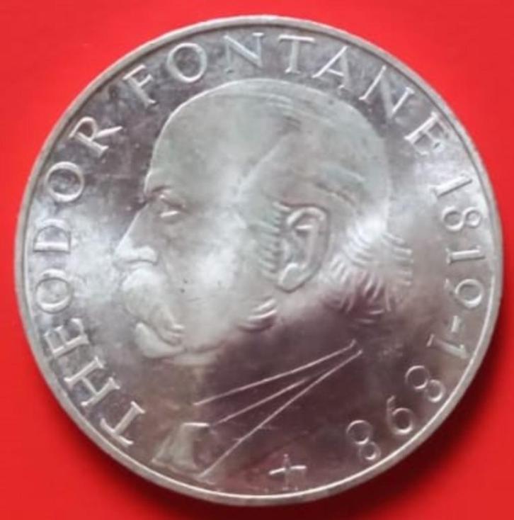 5 mark Duitsland 1969 zilver, Postzegels en Munten, Munten | Europa | Niet-Euromunten, Losse munt, Duitsland, Zilver, Ophalen of Verzenden