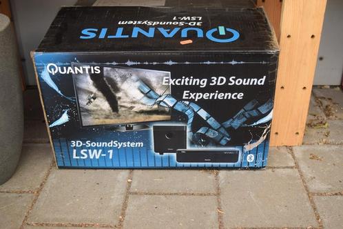 Quantis LSW-1 3D Sound System met Bluetooth | Nieuw in doos, Audio, Tv en Foto, Stereo-sets, Zo goed als nieuw, Overige merken