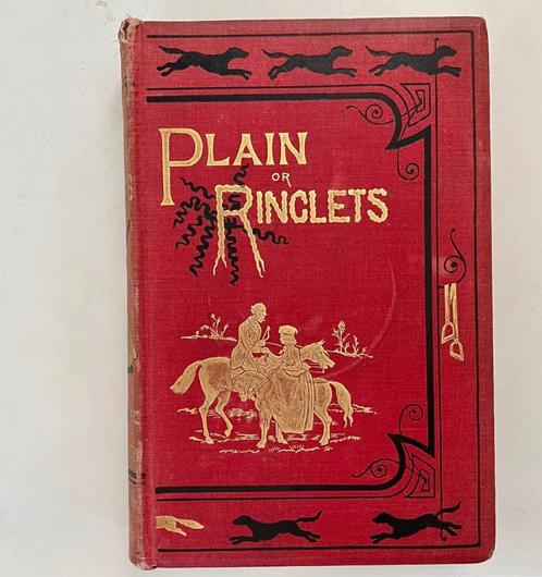Antiek Engels boek: Plain or RInglets, Antiek en Kunst, Antiek | Boeken en Bijbels, Ophalen of Verzenden