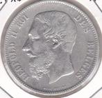 België, 5 Francs, 1873, zilver, Zilver, Ophalen of Verzenden, Zilver, Losse munt