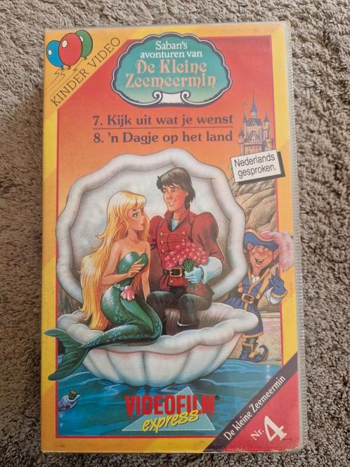 Kleine Zeemeermin VHS - aflevering 7 en 8, Cd's en Dvd's, VHS | Kinderen en Jeugd, Gebruikt, Kinderprogramma's en -films, Tekenfilm