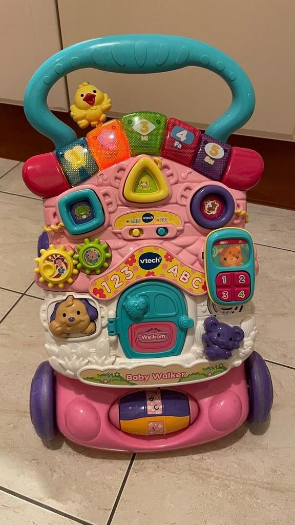 Vtech baby loopwagen (babywalker), Kinderen en Baby's, Ophalen of Verzenden, Zo goed als nieuw, 6 maanden tot 2 jaar
