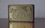 Oude Luciferdoosje Houder  Boer Paard 6 cm, Ophalen of Verzenden, Gebruikt, Overige typen