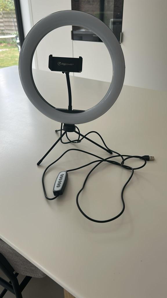 LED ring lamp met 3 lichtstanden, Audio, Tv en Foto, Fotocamera's Digitaal, Nieuw, Overige Merken, Geen optische zoom, Ophalen of Verzenden