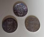 3x Zilveren Rijksdaalder, Ophalen of Verzenden, Koningin Juliana, 2½ gulden