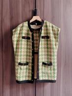 Gucci wollen gilet vest jas mintgroen origineel, Groen, Gucci, Maat 38/40 (M), Zo goed als nieuw