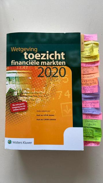 Wetgeving toezicht financiele markten 2020