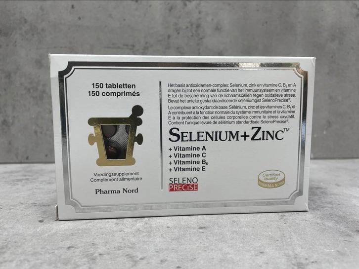 Selenium + Zinc – Pharma Nord (150 tabletten), Sport en Fitness, Gezondheidsproducten en Wellness, Zo goed als nieuw, Overige typen