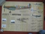 Spitfire poster, Verzamelen, Posters, Rechthoekig Liggend, A1 t/m A3, Zo goed als nieuw, Verzenden