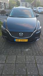 Mazda 6 2.2D 110KW Sportbreak 2015 Blauw, Auto's, Mazda, Zwart, 4 cilinders, Origineel Nederlands, Particulier