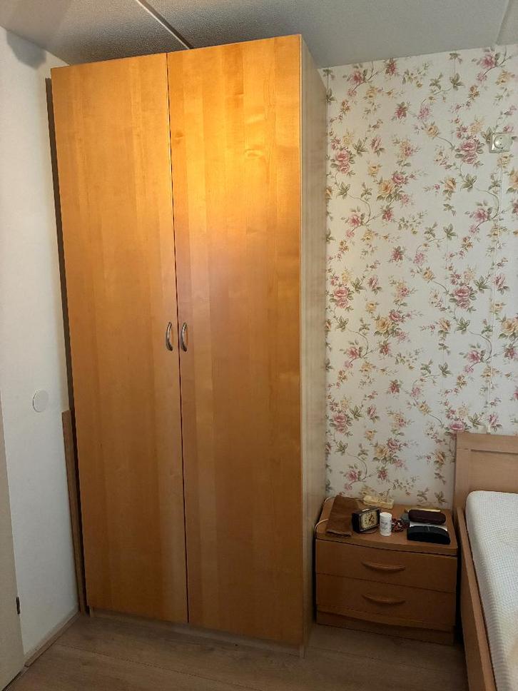 Ruime kledingkast (100x230cm) met lades en planken, Huis en Inrichting, Kasten | Kledingkasten, Gebruikt, 200 cm of meer, 100 tot 150 cm